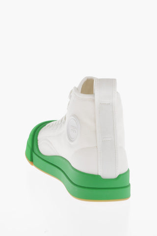 Hohe Sneakers VULCAN aus Canvas mit Gummispitze