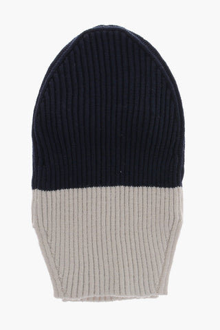Ribbed Virgin Wool Balaclava
