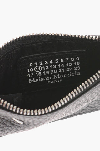 MM11 Woven Leather FOUR STITCHIES Card Holder