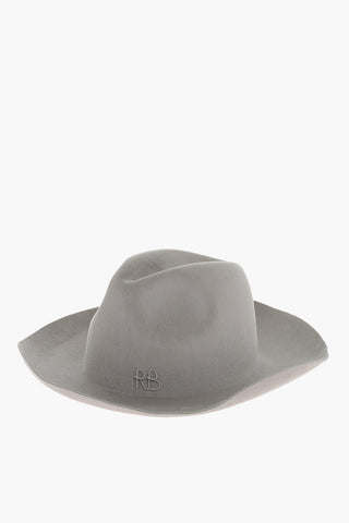 Cappello Cowboy in Feltro con Ricamo
