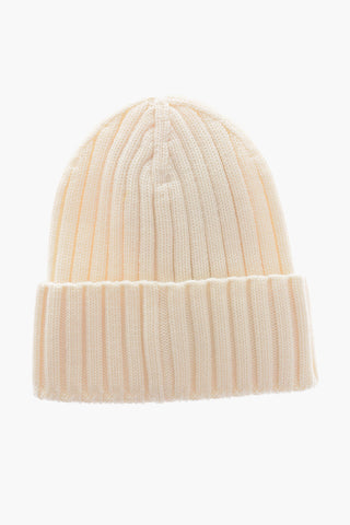 Solid Color Ribbed Beanie