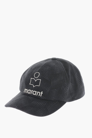 cappello da Baseball TYRON in Denim con Ricamo