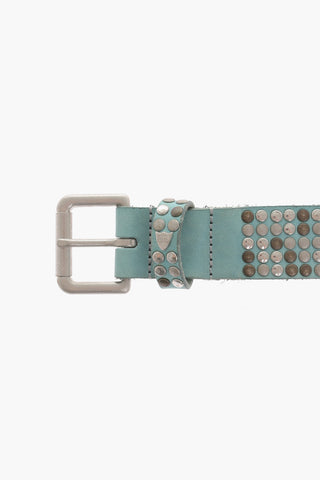 Leather Studded Belt 35mm