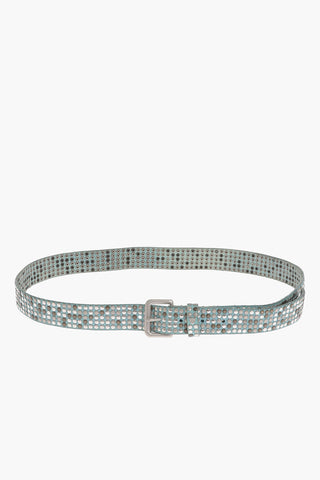 Leather Studded Belt 35mm