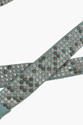 Leather Studded Belt 35mm