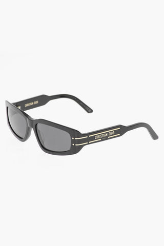 Rectangular SIGNATURE Sunglasses with Golden Details