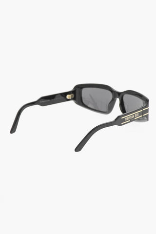 Rectangular SIGNATURE Sunglasses with Golden Details