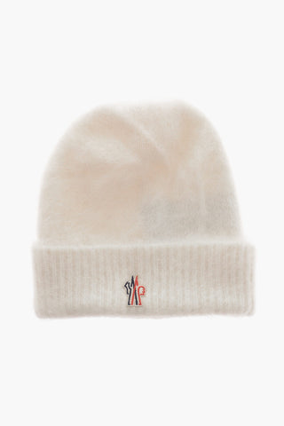 GRENOBLE Beanie in Tinta Unita con Monogram Ricamato