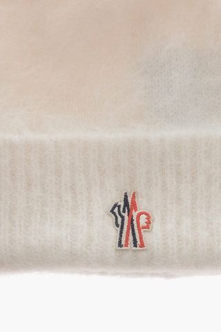 GRENOBLE Beanie in Tinta Unita con Monogram Ricamato