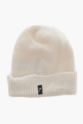 GRENOBLE Beanie in Tinta Unita con Monogram Ricamato