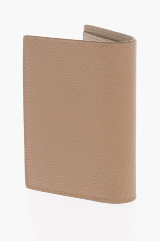 Leather Cavial Printed Purse with Logo