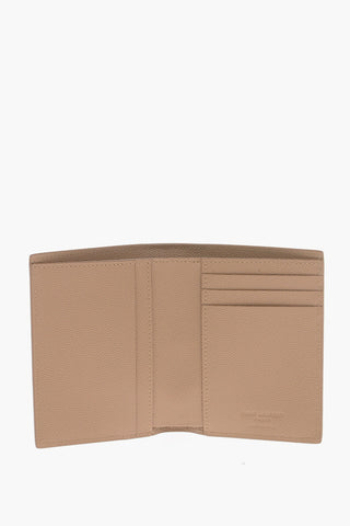 Leather Cavial Printed Purse with Logo