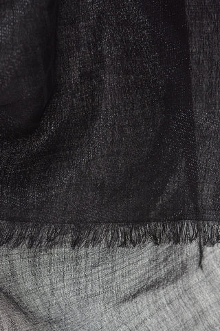 Foulard in Jaquard con Ricamo Monogram in Lurex