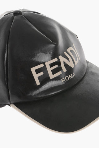 Coated Cavas Basseball Hat with Logo Lettering