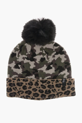 Camouflage and Animal-Motif CUFFIA Beanie Hat