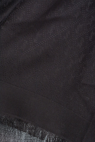 Jaquard Logoed Foulard with Geometric Motif