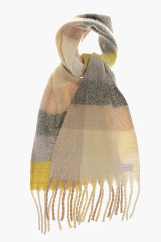 Sciarpa Multicolore con Frange