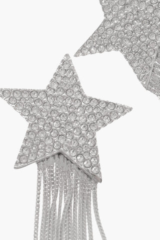 Orecchini SHOOTING STAR In Palladio con Swarovski