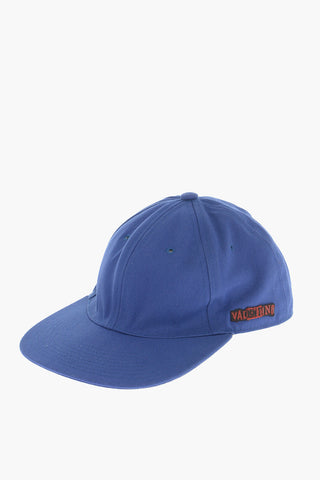 Cappello Da Baseball in Twill di cotone con Ricamo