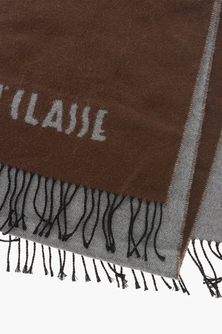 1 CLASSE Solid Color Scarf with Embroidery Logo