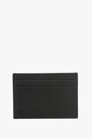Textured Leather CardHolder with maxi Logo
