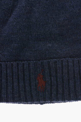 Beanie In Lana Con logo Ricamato