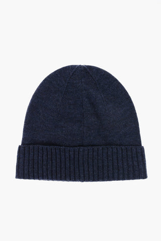 Beanie In Lana Con logo Ricamato