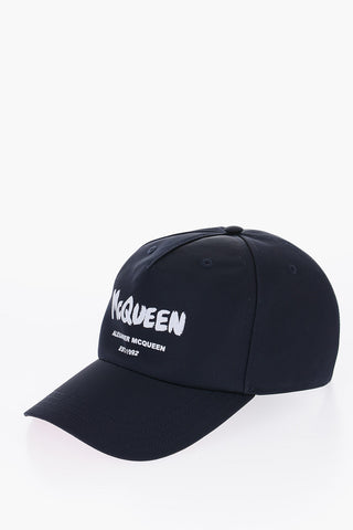 Two-Tone Cap with Leather Details