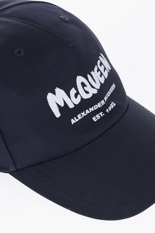 Two-Tone Cap with Leather Details