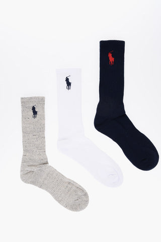 Set 3 Socks With Logo Embroidery