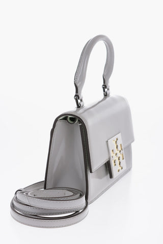Leather BON BON Bag with Logoed Application