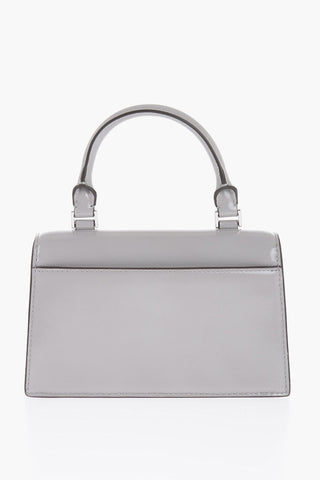 Leather BON BON Bag with Logoed Application