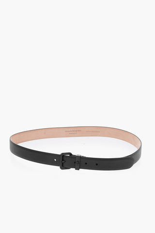 Solid Color Leather Belt 30mm