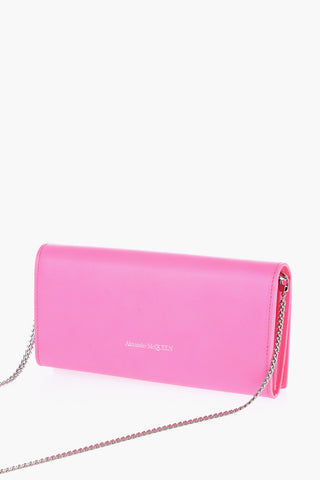 Leather Shulder Bag with Chain Strap