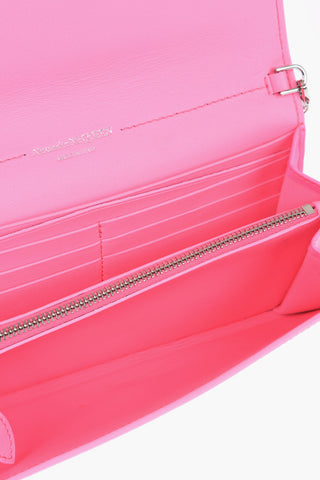 Leather Shulder Bag with Chain Strap