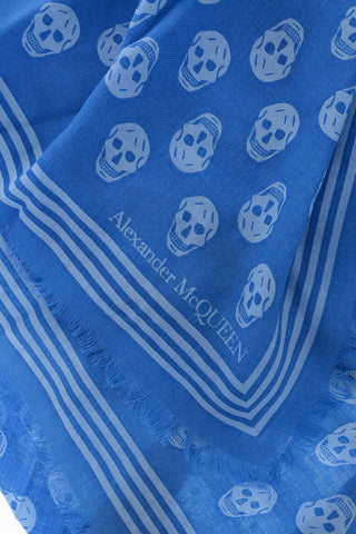 All-Over Skulls Wool BIKER Scarf