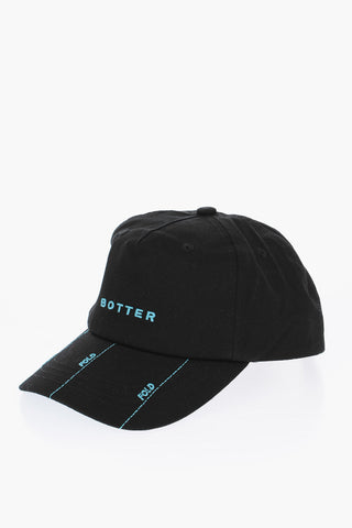 cappello Da Baseball in Twill di Cotone con Ricamo Logo