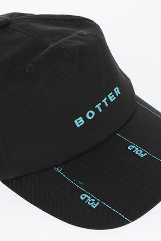 cappello Da Baseball in Twill di Cotone con Ricamo Logo