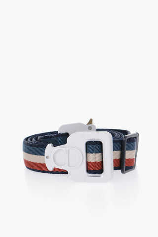 Tricolor Fabric Belt