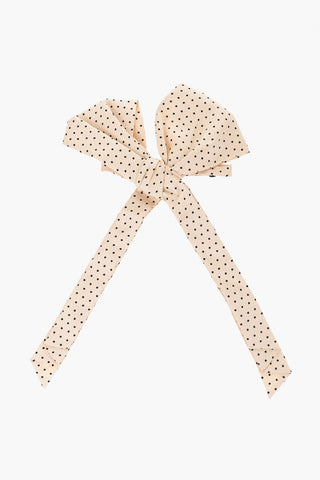 Papillon Maxi In Seta Con Fantasia A Pois