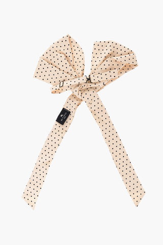 Papillon Maxi In Seta Con Fantasia A Pois