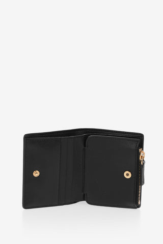 Leather MEDUSA Wallet with Golden Details
