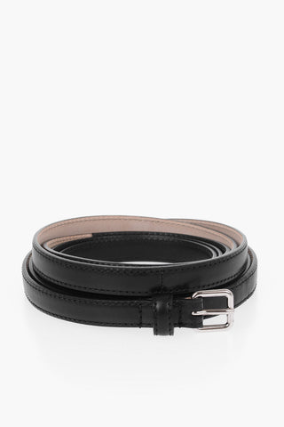 Leather Slim Fit Belt