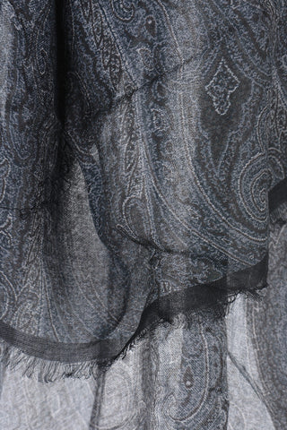 Paisley Print Foulard