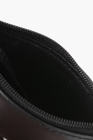 Münzetui aus Leder mit Logo