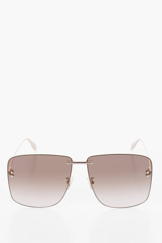 Gradient Sunglasses With Golden-Effect Frame