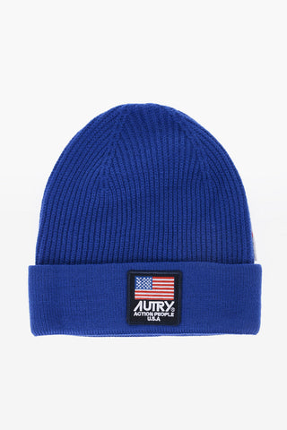 Solid Color Beanie with Embossed Logo