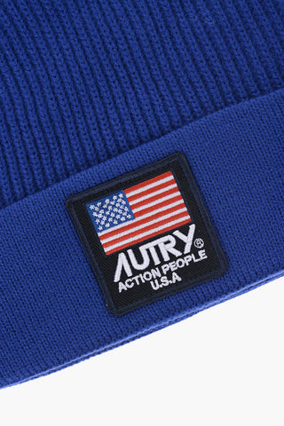 Solid Color Beanie with Embossed Logo
