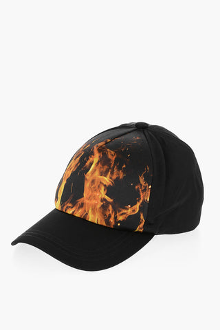 Satin Cap with Print
