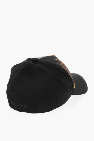 Satin Cap with Print